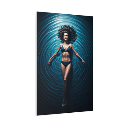 Calm Drift on Blue Water Wall Art & Canvas Prints