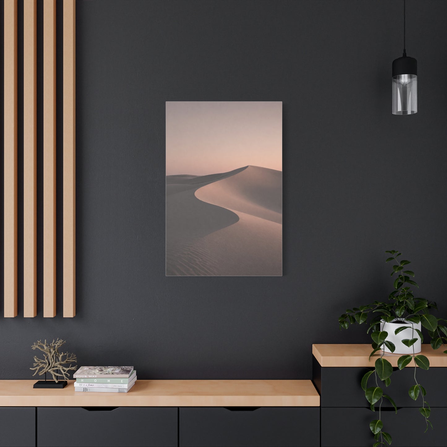 Minimal Desert Serenity Wall Art & Canvas Print