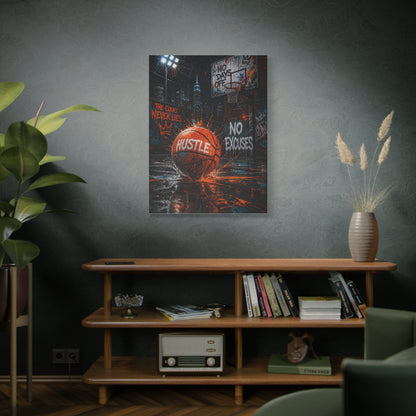Street Basketball Hustle Graffiti Street Wall Art & Canvas Print