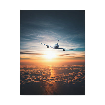 Skyward Sunset Departure Wall Art & Canvas Prints
