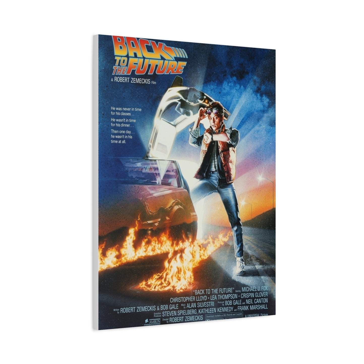 Back to the Future Movie Poster Wall Art & Canvas Print