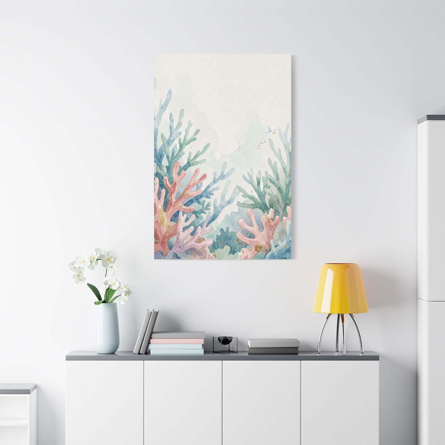 Pastel Coral Reef Study Wall Art & Canvas Prints
