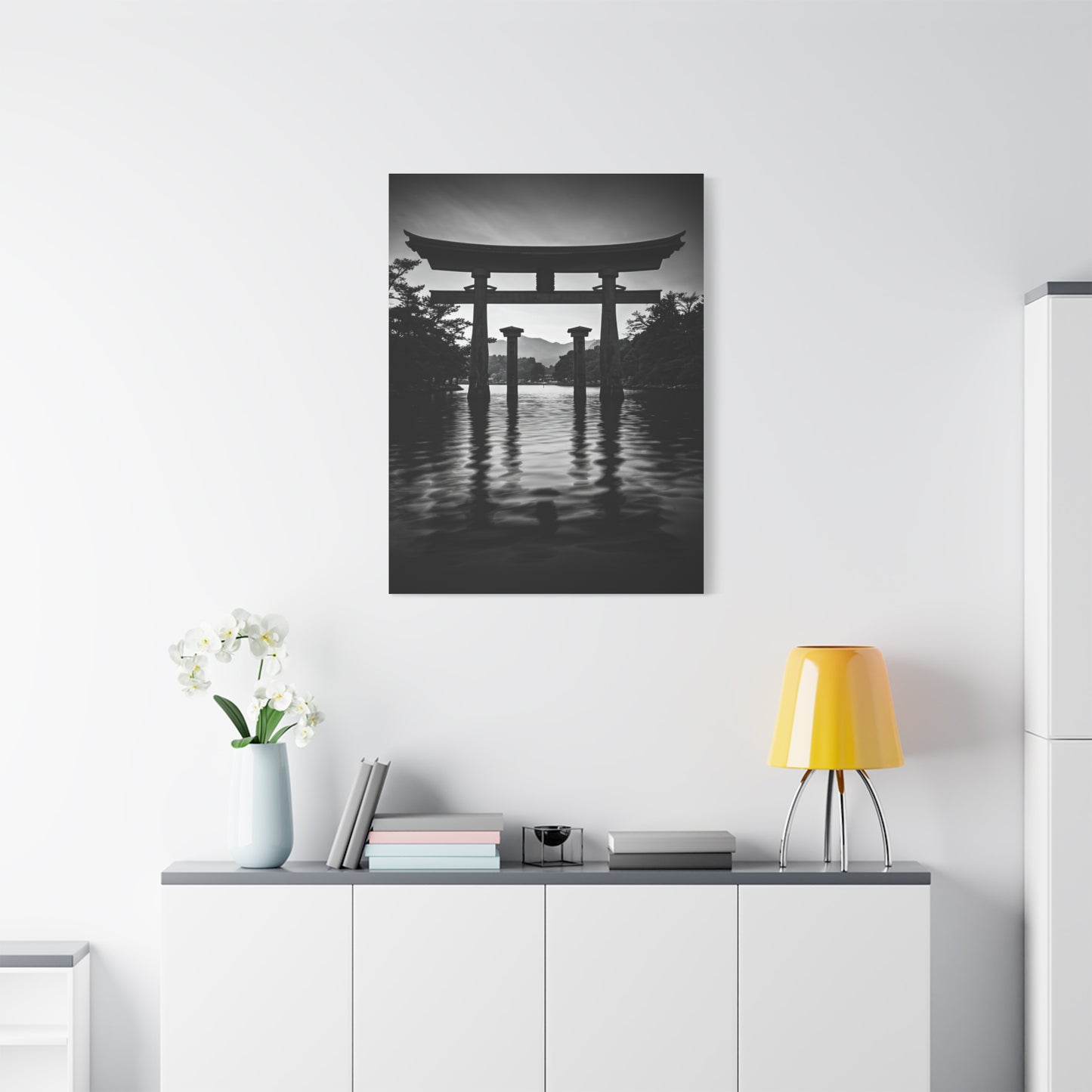 Torii Gate Reflection Serenity Wall Art & Canvas Prints