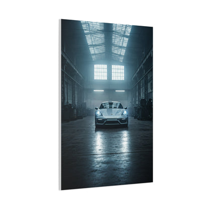 Porsche 718 Cayman Workshop Precision Wall Art & Canvas Prints