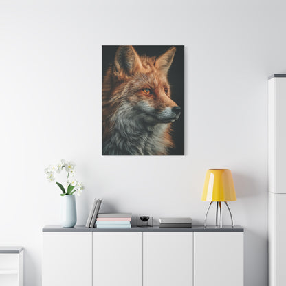 Majestic Red Fox Portrait Wall Art & Canvas Print