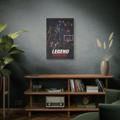 Legend Made Championship Basketball Sports Wall Art & Canvas Print