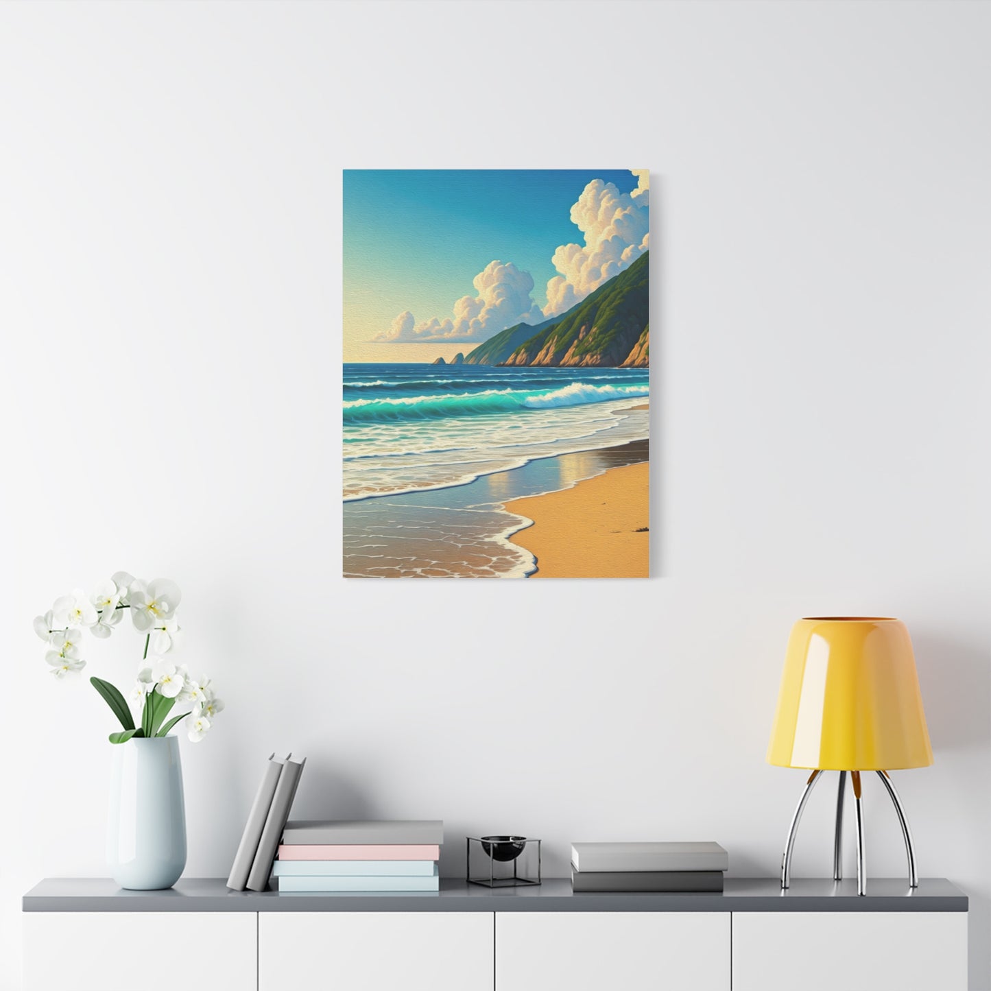 Coastal Mountain Waves Wall Art & Canvas Prints