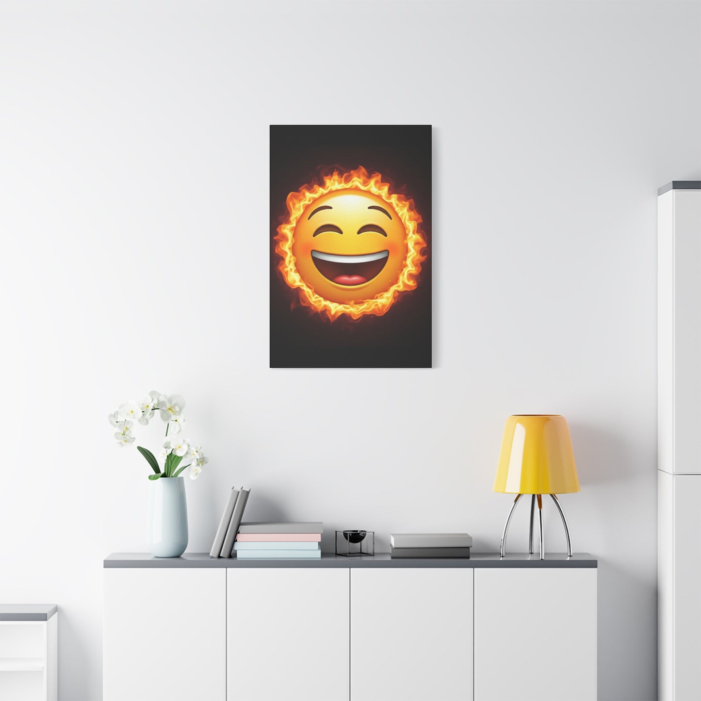 Radiant Joy Flame Wall Art & Canvas Print
