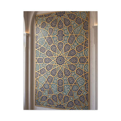 Islamic Geometric Star Pattern Wall Art & Canvas Print