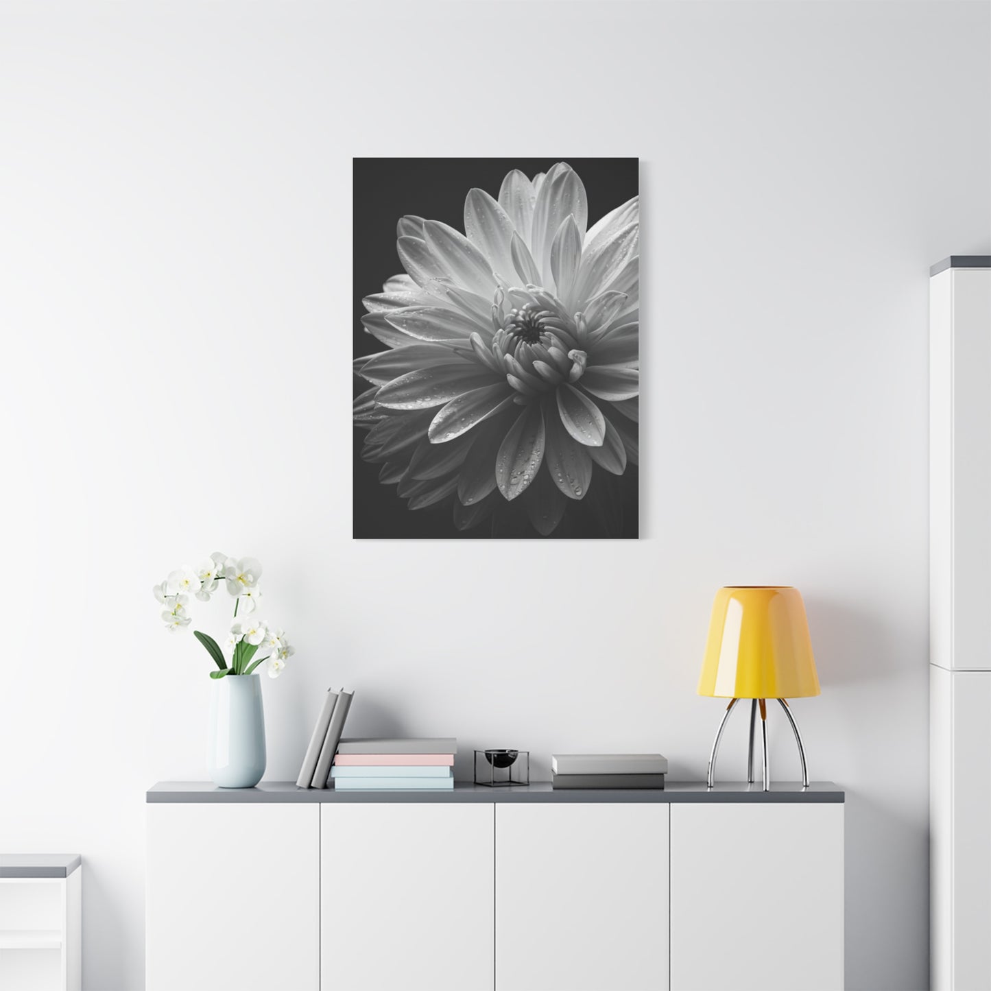 Chrysanthemum in Timeless Shadow Wall Art & Canvas Prints