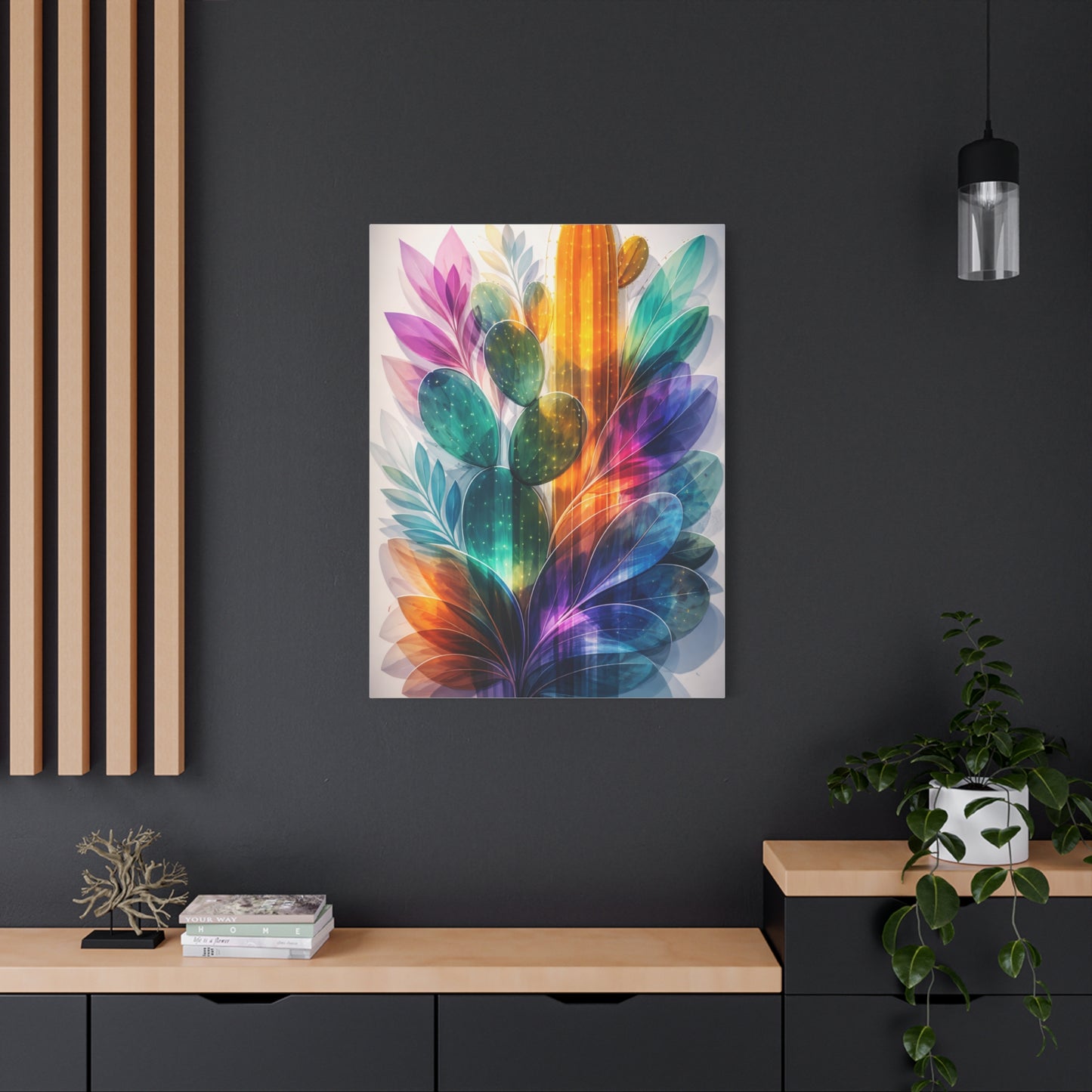 Premium Acrylic Botanical Abstraction Wall Art & Canvas Print