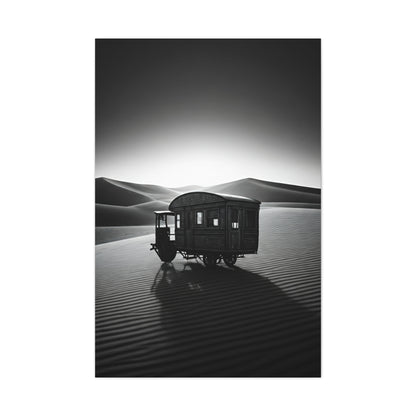 Desert Caravan in Moonlight Wall Art & Canvas Prints