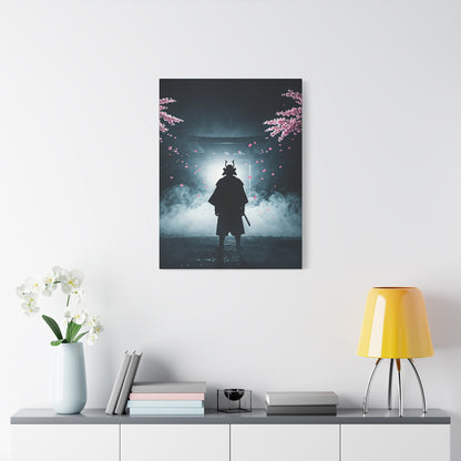 Samurai at the Torii Gate Wall Art & Canvas Prints