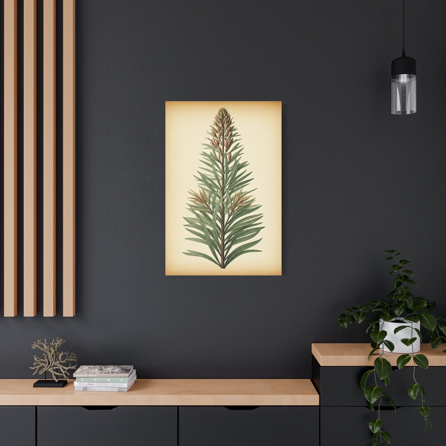 Vintage Fern Study Wall Art & Canvas Prints