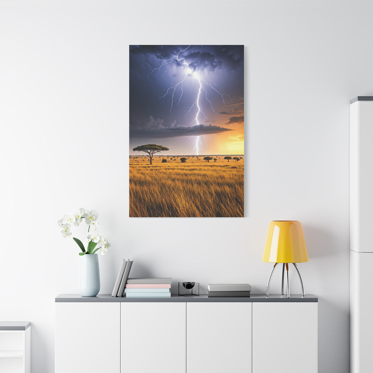 Golden Savannah Horizon Wall Art & Canvas Prints