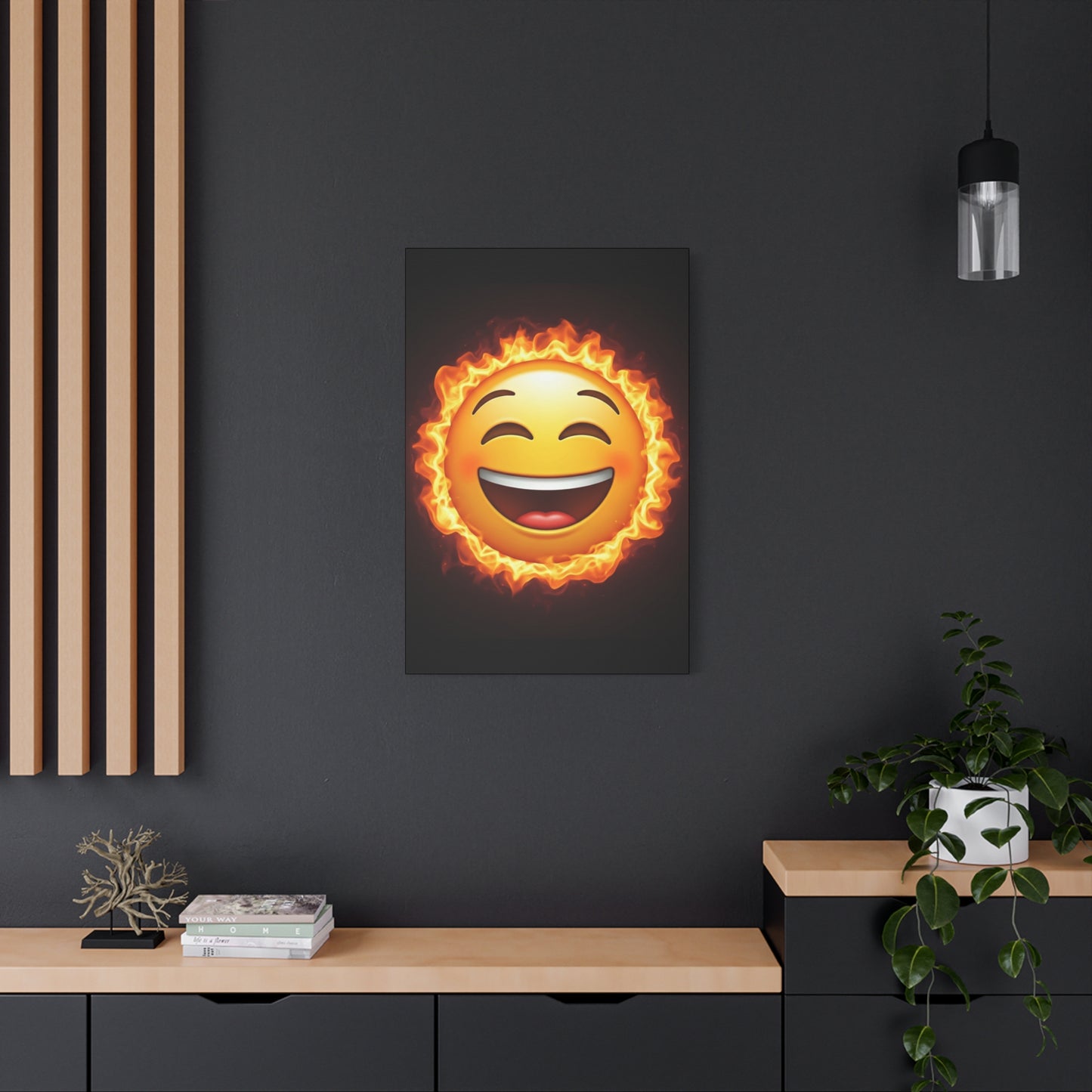 Radiant Joy Flame Wall Art & Canvas Print