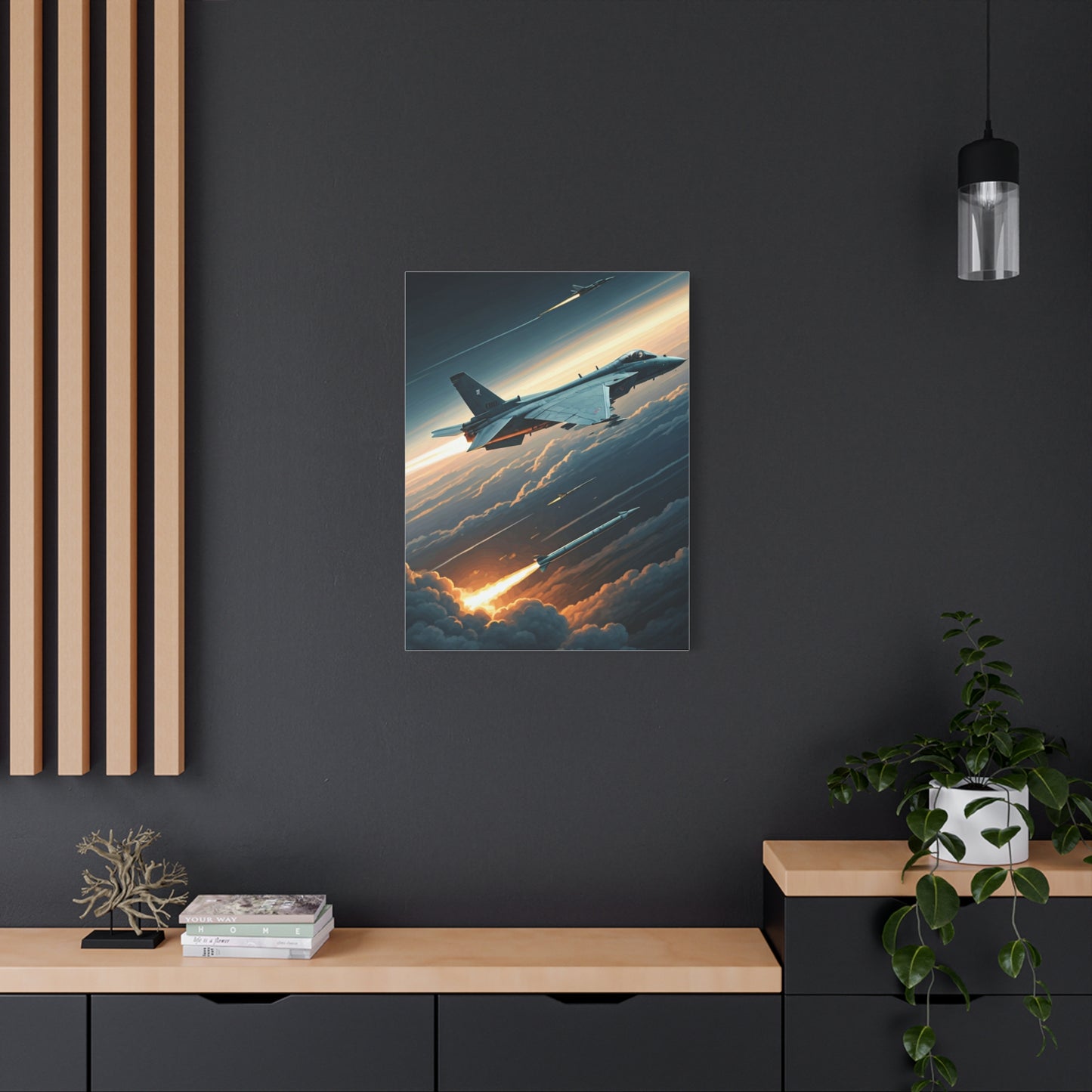 Cloudfire Jet Pursuit Wall Art & Canvas Prints
