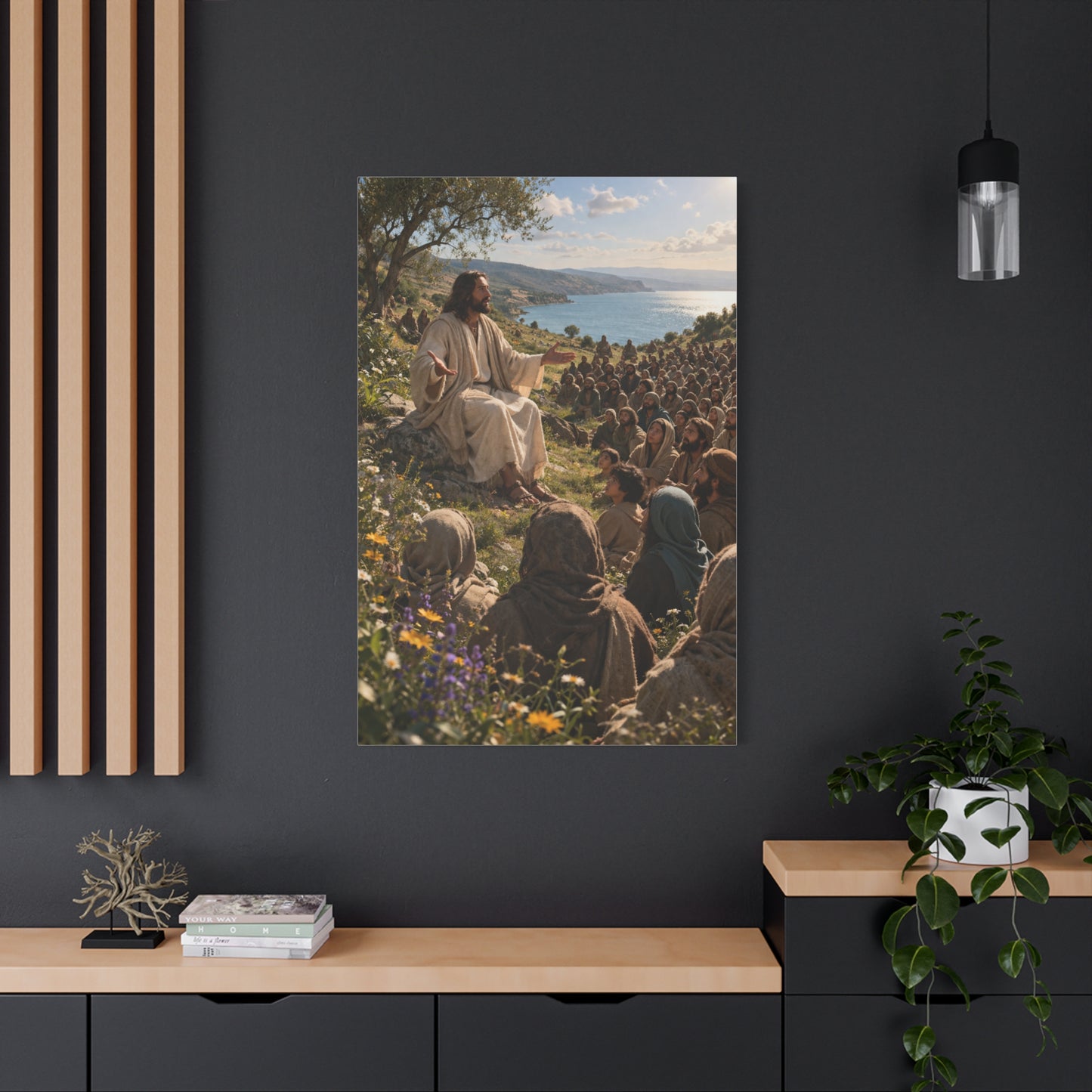 Sermon on the Mount Teaching Wall Art & Canvas Print
