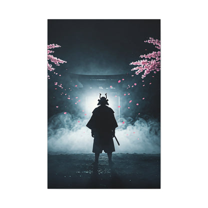 Samurai at the Torii Gate Wall Art & Canvas Prints