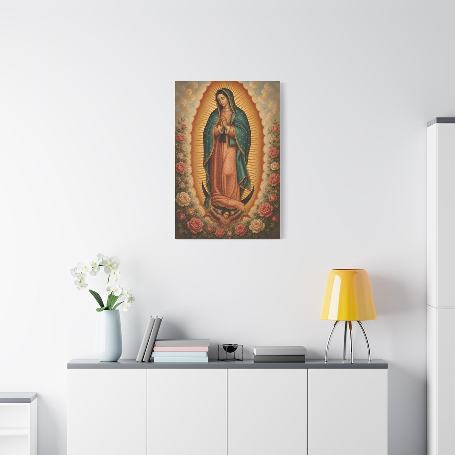 Our Lady of Guadalupe Sacred Icon Wall Art & Canvas Print