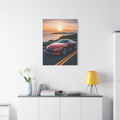 Lexus LC 500 Luxury Scenic Drive Wall Art & Canvas Prints
