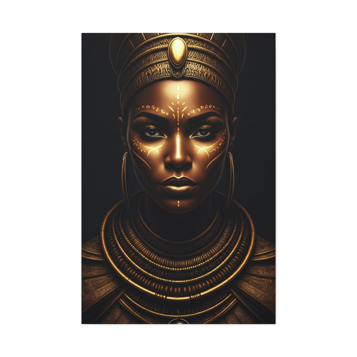 Sacred Queen of Gold Wall Art & Canvas Prints