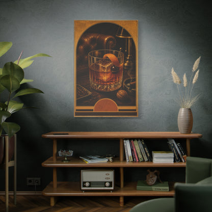 Old Fashioned Gentleman’s Club Poster Wall Art & Canvas Print