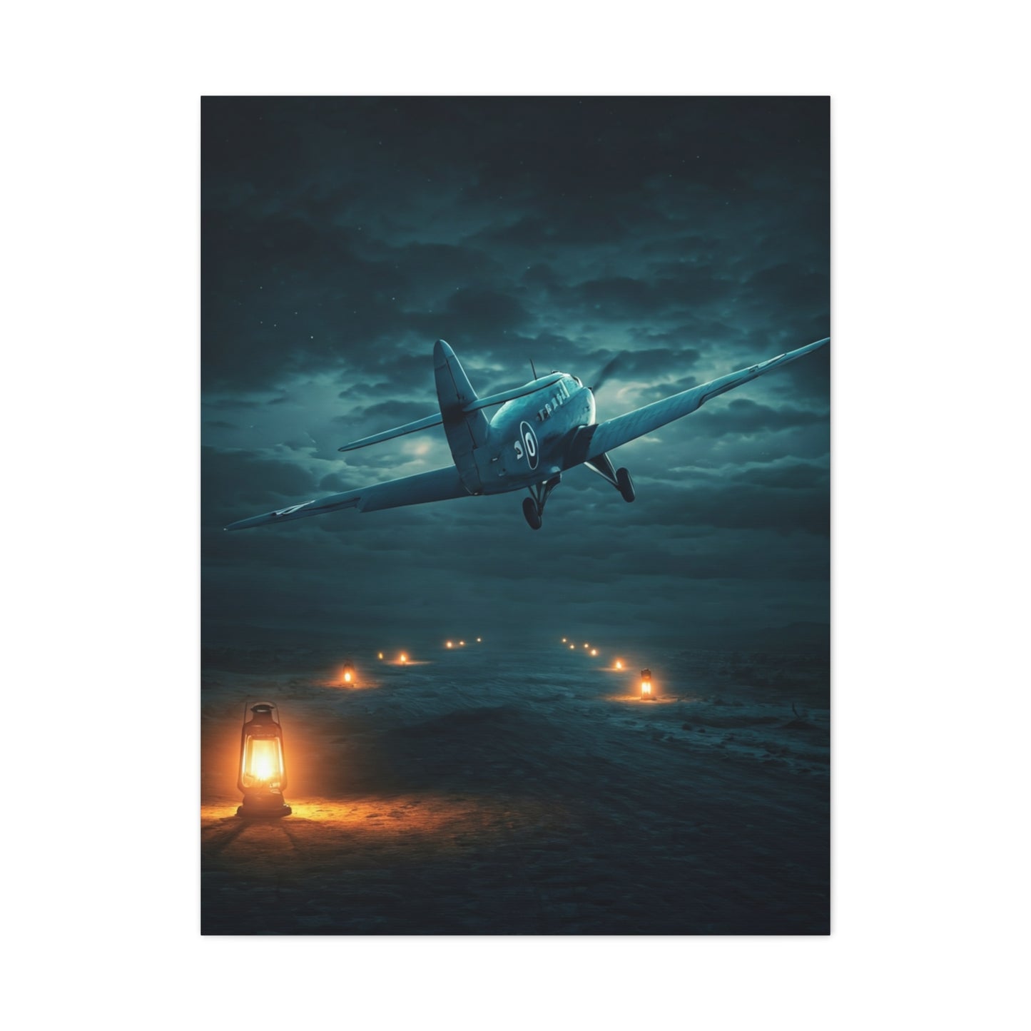 Storm Sky Night Flight Wall Art & Canvas Prints