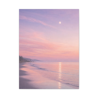 Pastel Dusk Shoreline Wall Art & Canvas Print