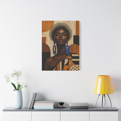 Afrocentric Power Portrait Wall Art & Canvas Print