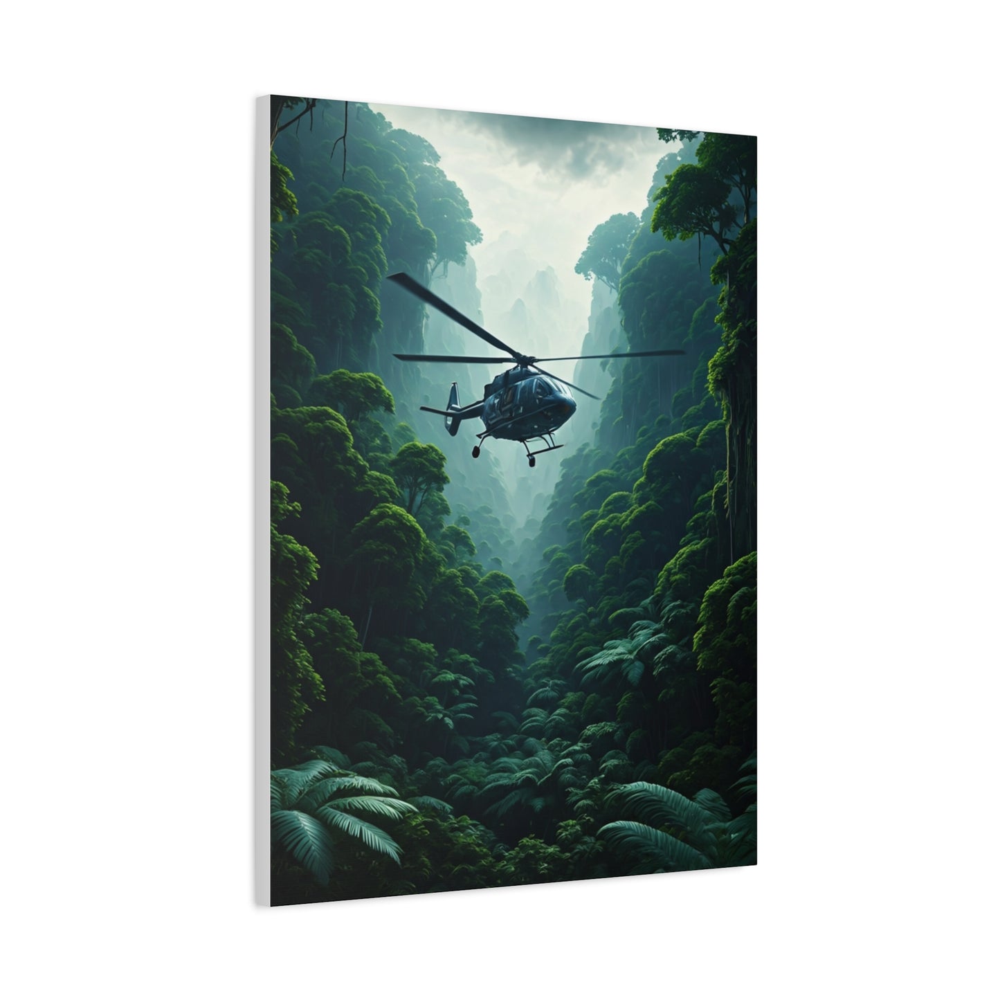 Vintage Fighter Aerial Dive Over City Wall Art & Canvas Prints
