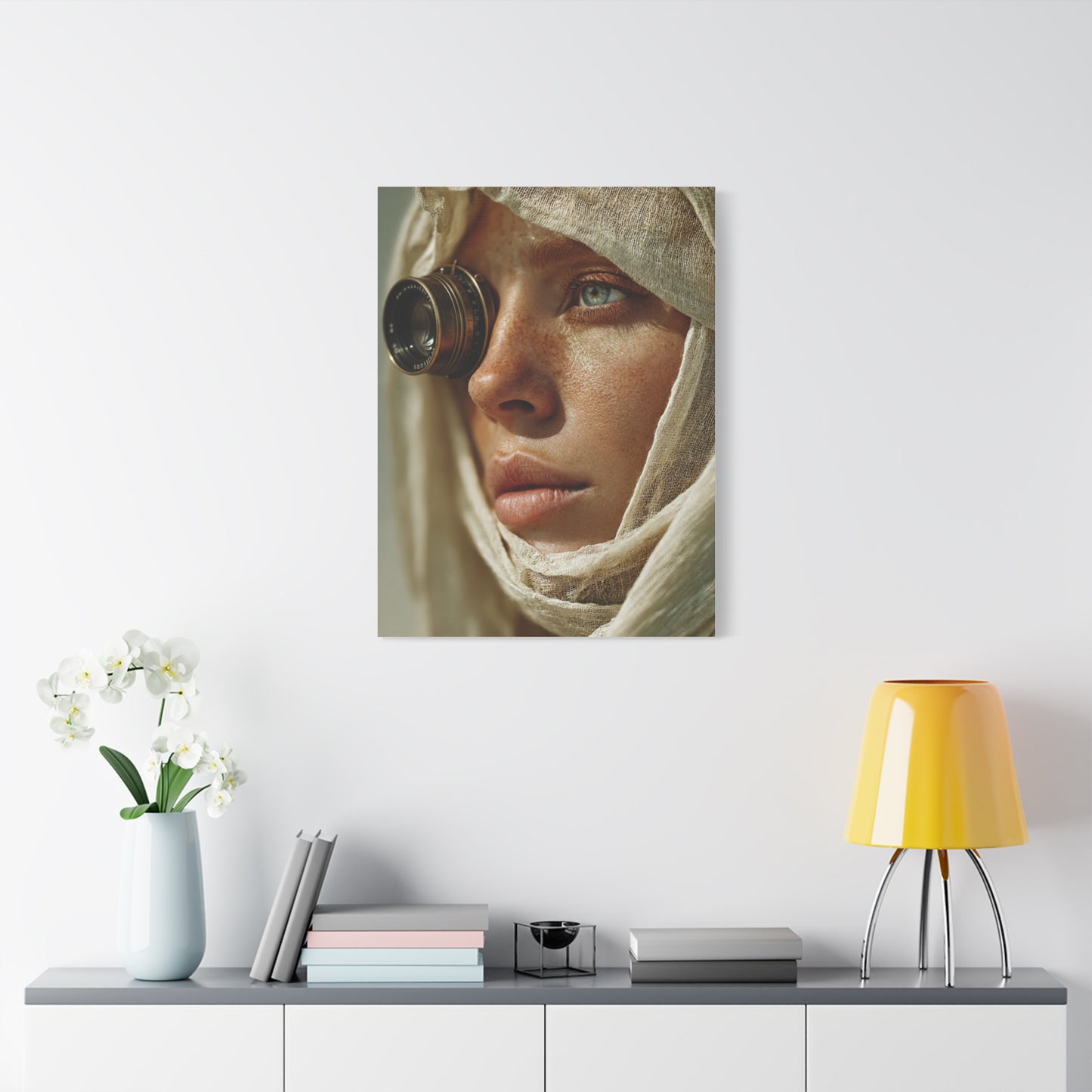 Ethereal Lens Veil Portrait Wall Art & Canvas Print