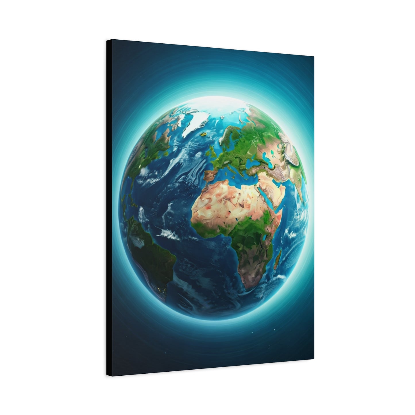 Glowing Earth from Space Wall Art & Canvas Prints