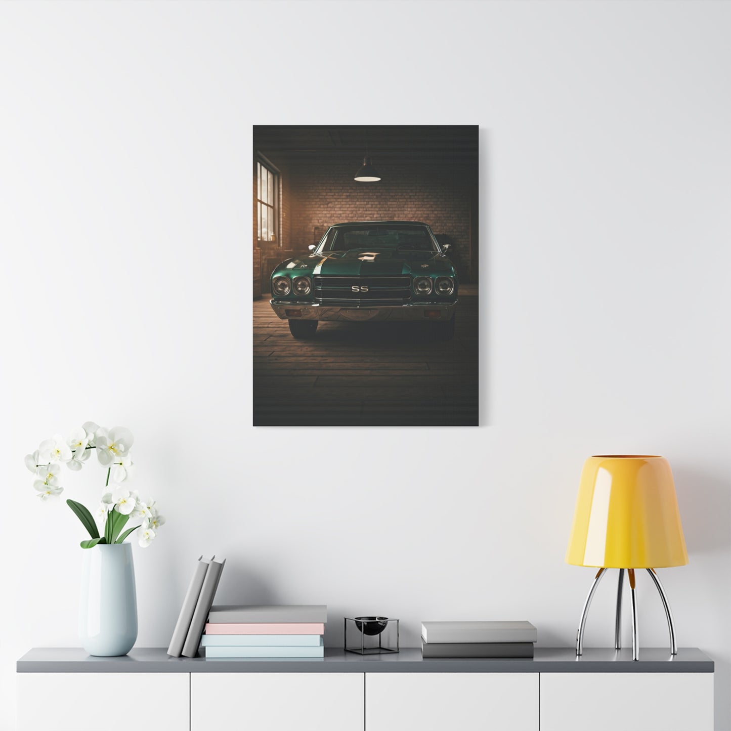 Chevrolet El Camino SS Classic Workshop Wall Art & Canvas Prints