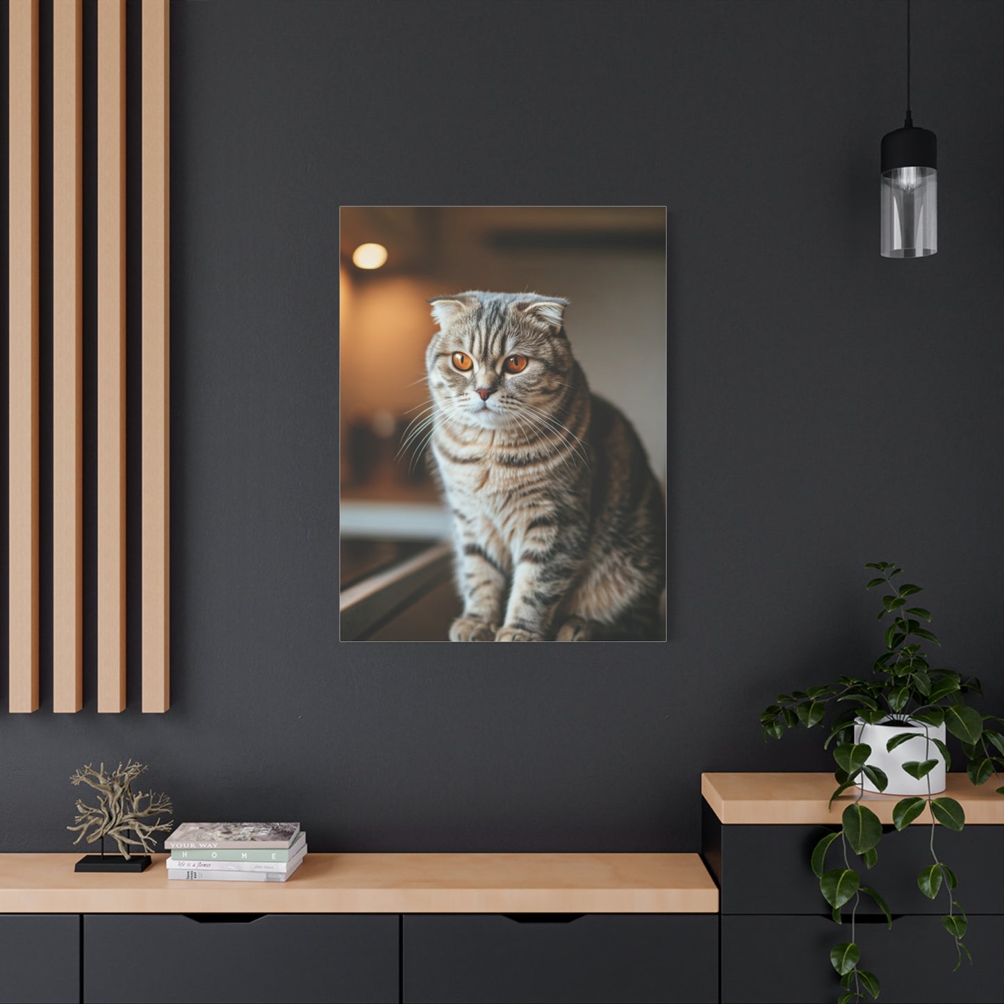 Golden Gaze Cat Wall Art & Canvas Prints