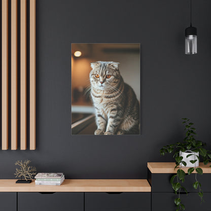 Golden Gaze Cat Wall Art & Canvas Prints
