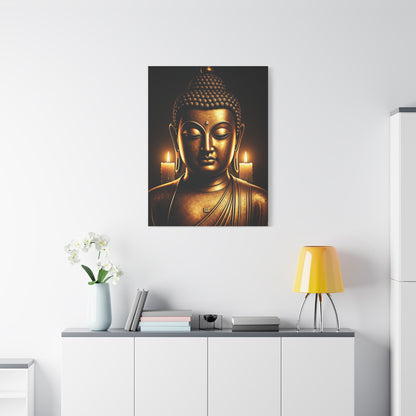 Candlelight Serenity Buddha Wall Art & Canvas Prints