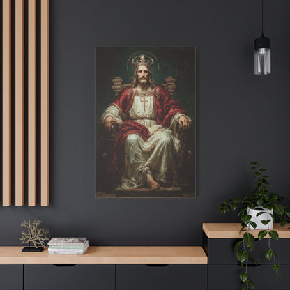 Christ the King Throne Portrait Wall Art & Canvas Print