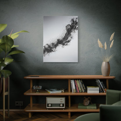 Abstract Ink Motion Romance Minimal Wall Art & Canvas Print