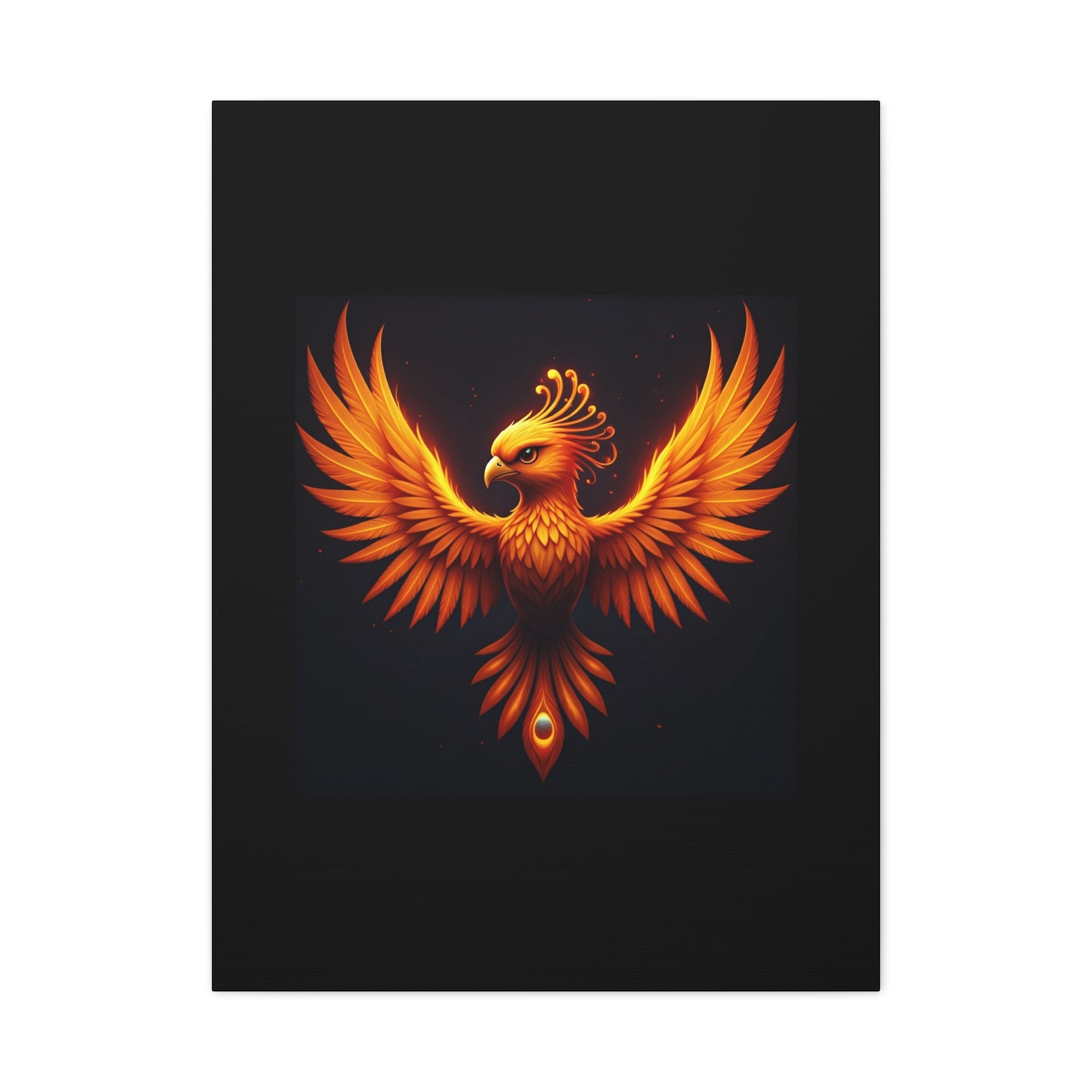 Rising Phoenix Emblem Wall Art & Canvas Print