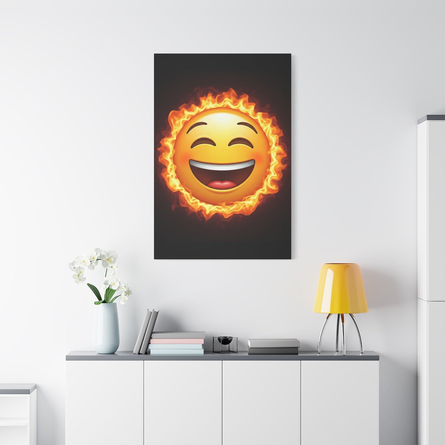 Radiant Joy Flame Wall Art & Canvas Print