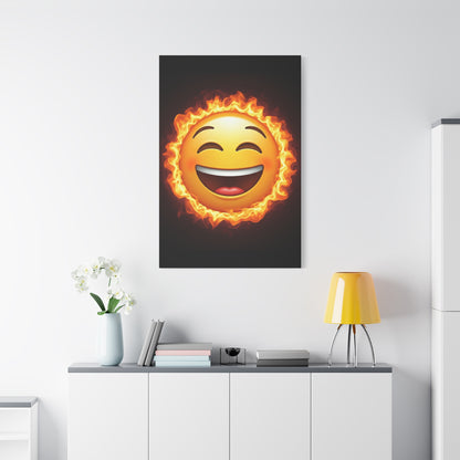 Radiant Joy Flame Wall Art & Canvas Print