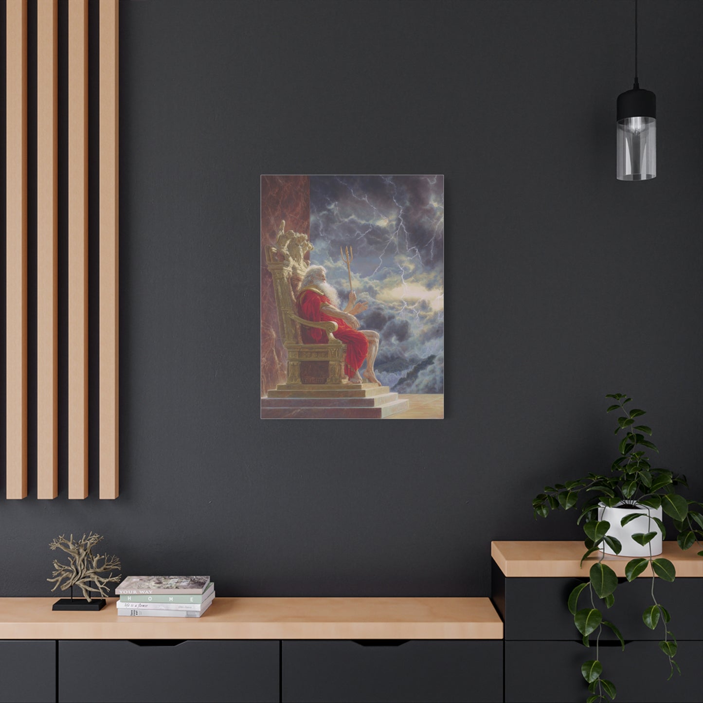 Zeus King of Olympus Classical Mythology Wall Art & Canvas Print