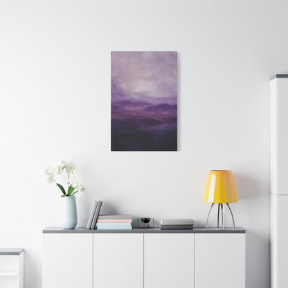 Amethyst Horizon Landscape Wall Art & Canvas Print
