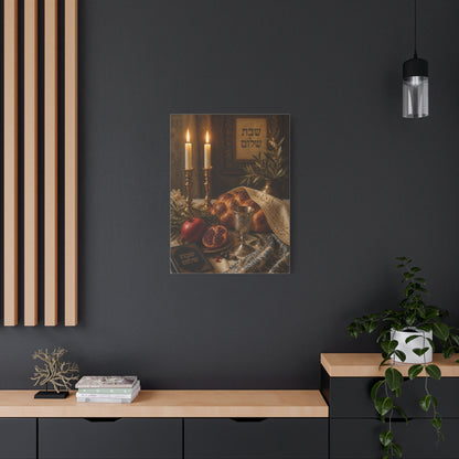Shabbat Blessing Sacred Table Wall Art & Canvas Print