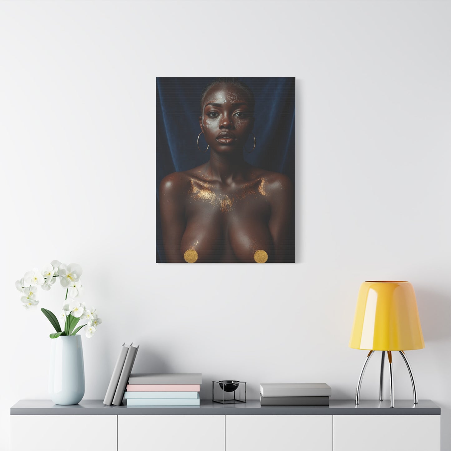 Gold Dust Portrait Study Wall Art & Canvas Print