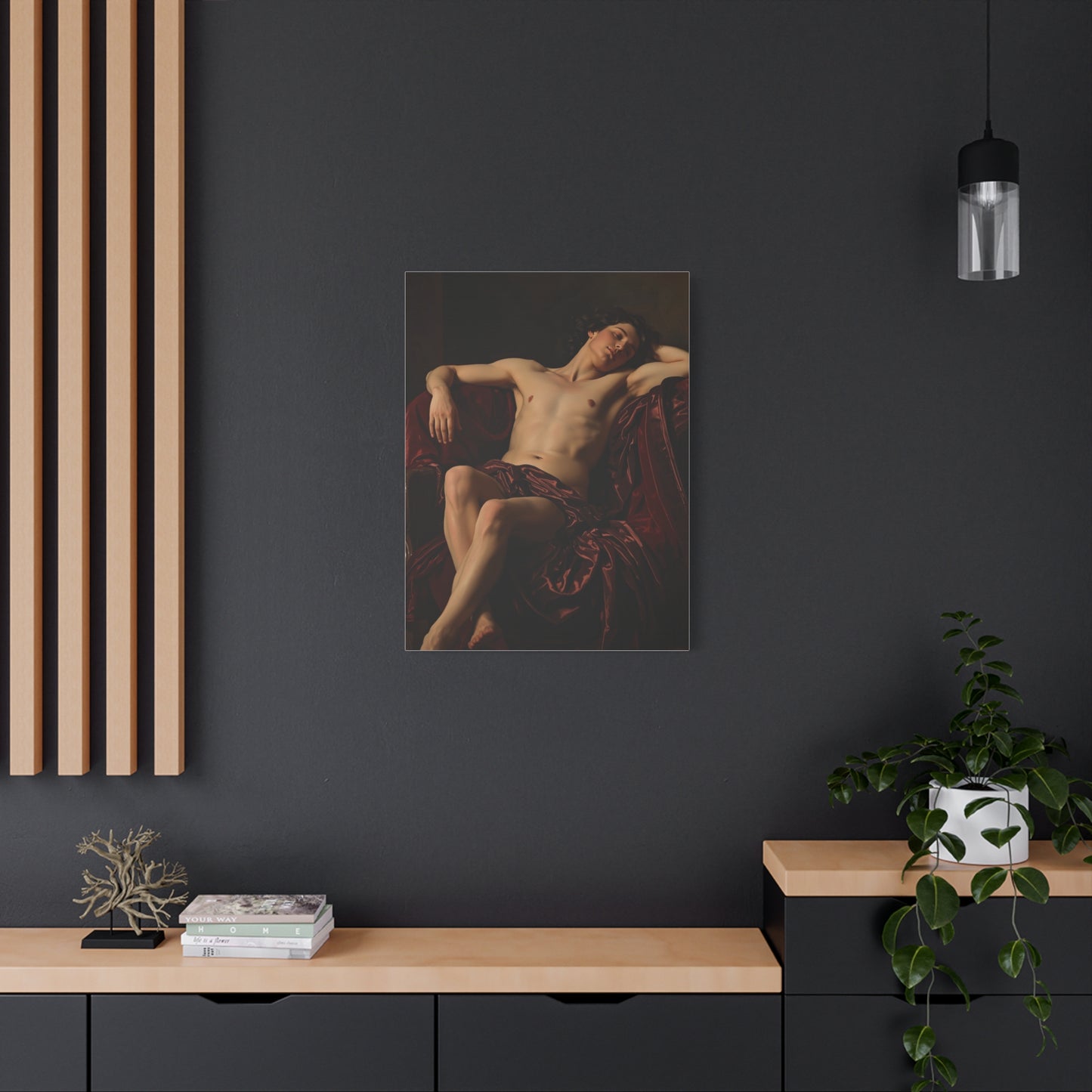 Classical Draped Male Figure Wall Art & Canvas Print