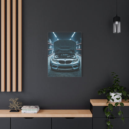 BMW M2 Industrial Workshop Lighting Wall Art & Canvas Prints