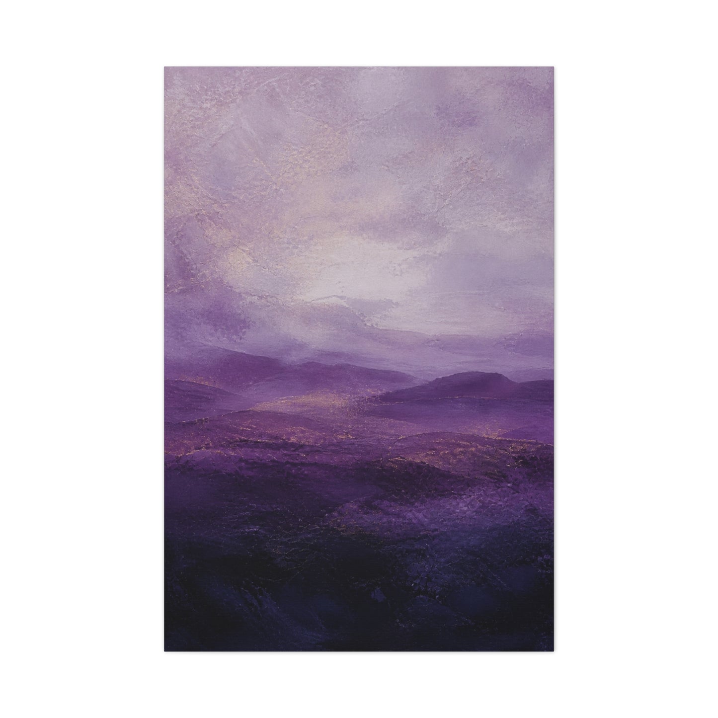 Amethyst Horizon Landscape Wall Art & Canvas Print