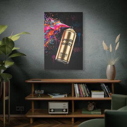 Create Reality Spray Explosion Street Wall Art & Canvas Print